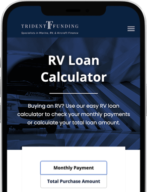 RV Loan Calculator Screen